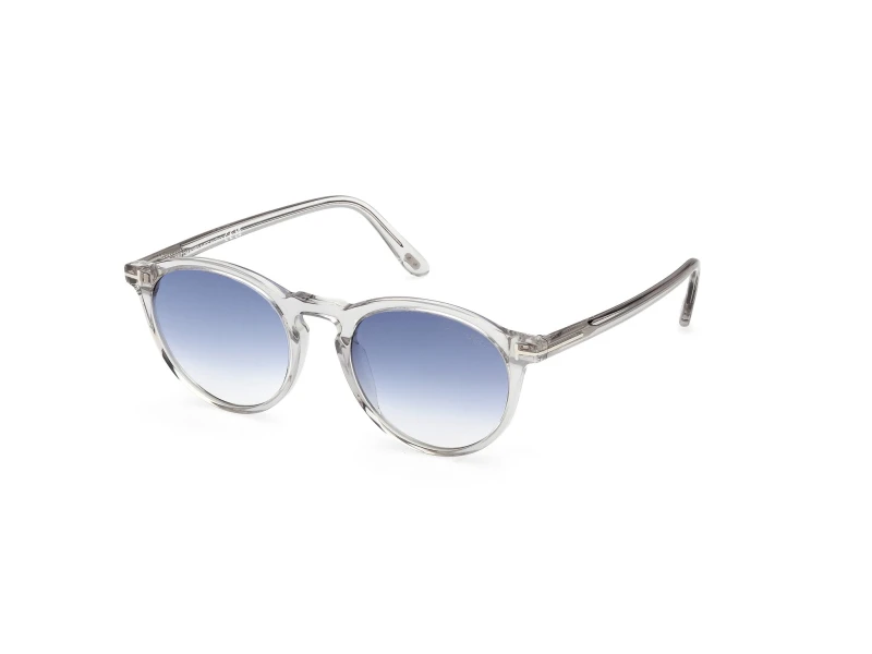Image of TOM FORD FT0904 AURELE 20W Man Sunglasses Acetate Grey Blue Round Normal Grey Sunglasses Man Acetate