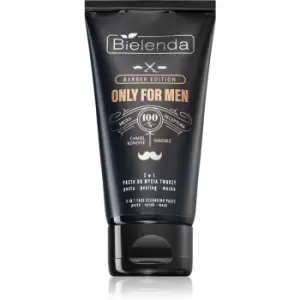 Image of Bielenda Men Barber Edition 3in1 Face Cleansing Paste