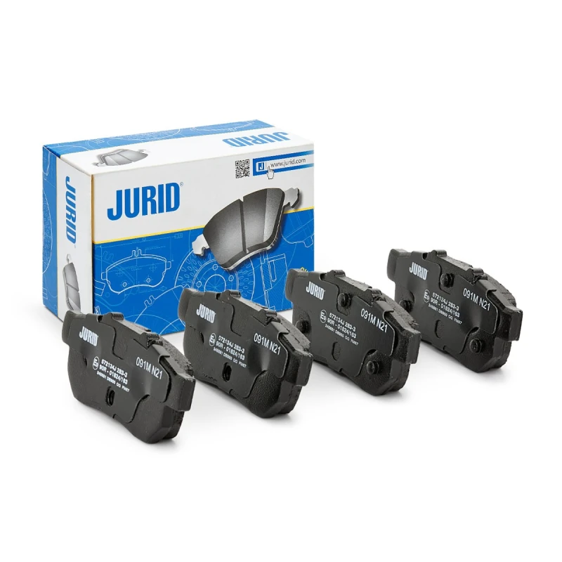 Image of JURID 572134J Brake pad set not prepared for wear warning indicator, without accessories Brake Pad Set,disc brake (402)