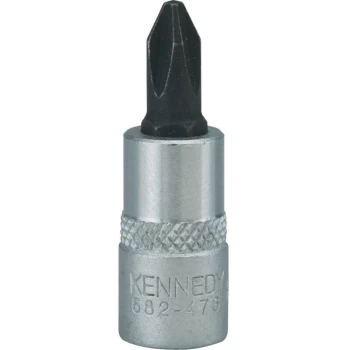 Image of Kennedy-pro - NO.3 Phillips Screwdriver Socket Bit 1/4' Sq Dr
