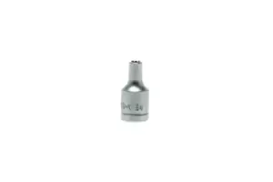 Image of Teng Tools M140704-C 1/4" Drive - Tx-E Socket - E4 (Tx20)