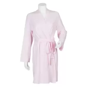 image of Towel City Womens/Ladies Wrap Robe (XL) (Light Pink)