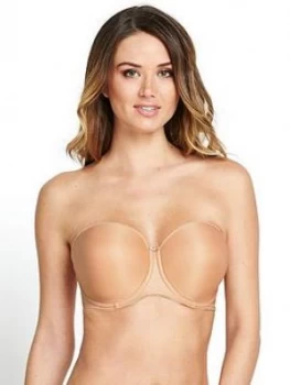 Image of Fantasie Fantasie Underwired Moulded Strapless Bra, Nude, Size 32, Women