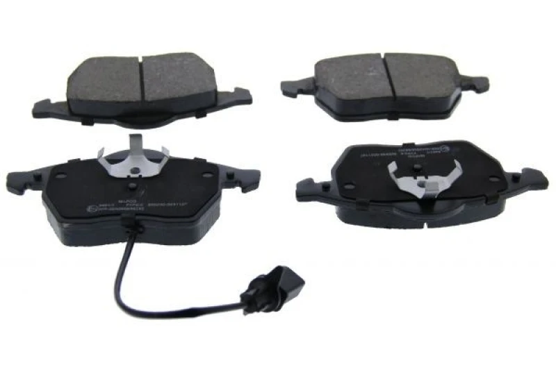 Image of MAPCO 6491/1 Brake pad set Front Axle, incl. wear warning contact, with anti-squeak plate Brake Pad Set,disc brake (402)