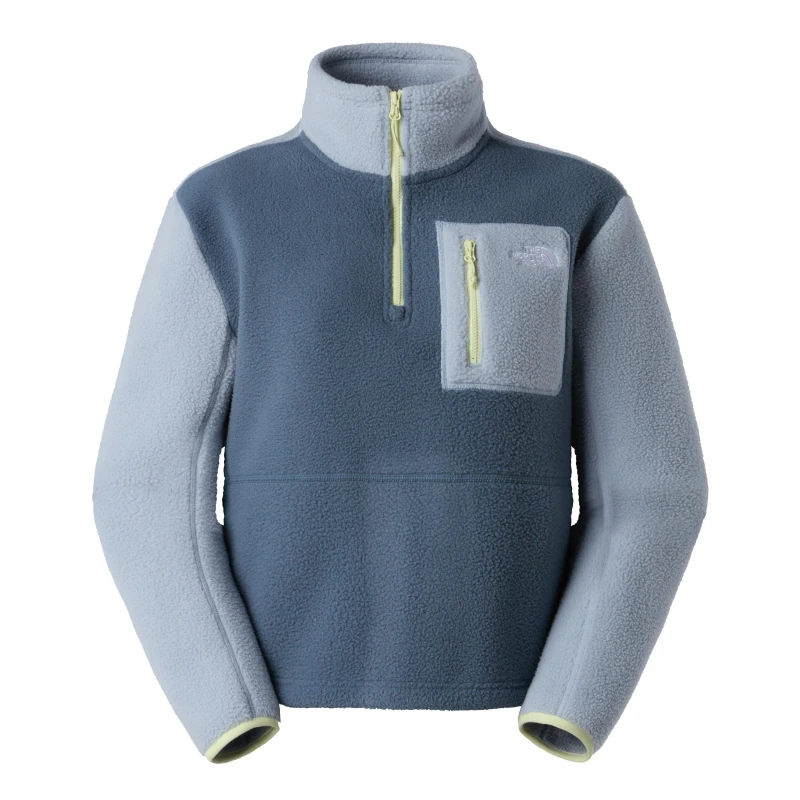 Image of The North Face Yumiori Quarter Zip Top Womens Granite Grey female 16 (XL)