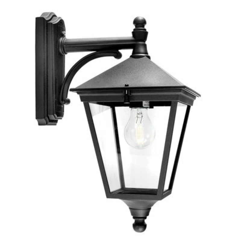 Image of Norlys Norlys Turin Outdoor Hanging Lantern Wall Light - Black