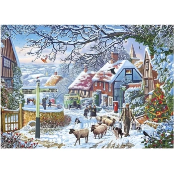 Image of A Winter Stroll Jigsaw Puzzle - 1000 Pices