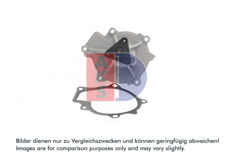 Image of AKS DASIS 570249N Water pump without V-ribbed belt pulley Water Pump (1260)