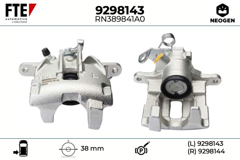 Image of Brake caliper FTE 9298143