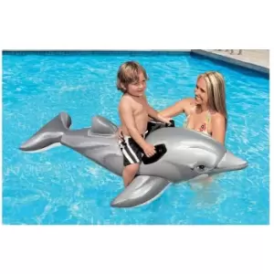 image of Intex - 69 x 26 Lil' Dolphin Ride-On Inflatable