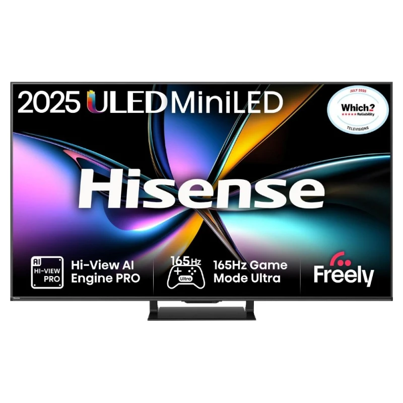 Image of Hisense 55" 55U7QTUK PRO Smart 4K Ultra HD Mini LED TV