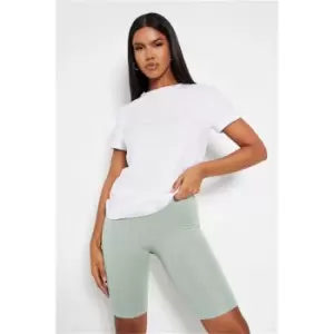 Image of I Saw It First Sage Jersey Cycling Shorts - Green