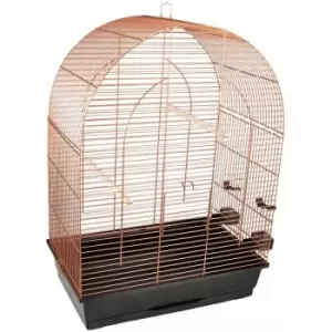 image of Flamingo - Budgie Cage Klara 3 54x34x74.5cm Copper Multicolour