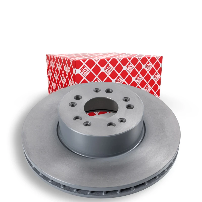 Image of FEBI BILSTEIN 08128 Brake disc Front Axle, internally vented, Coated Brake Disc (82)