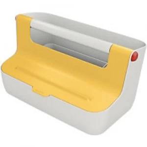 image of Leitz Cosy Storage Carry Box Warm Yellow 21.4 x 36.7 x 19.6 cm