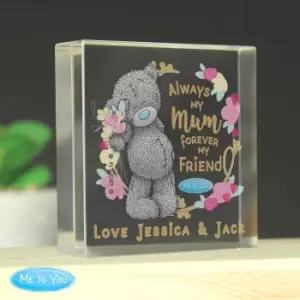 Image of Personalised Me To You Forever My Friend Crystal Token Clear