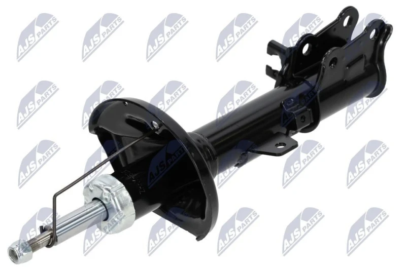 Image of NTY A-HY-535 Shock absorber Rear Axle Right, Gas Pressure, Twin-Tube, Suspension Strut, Bottom Clamp Shock Absorber (854)