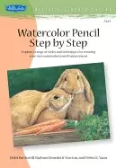 Image of watercolor pencil step by step