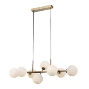 Image of Netlighting Mirellio Classic 8 Light Globe Pendant Ceiling Light, G9