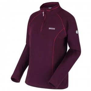 image of Regatta Womens Half Zip Kenger Fleece - Prune