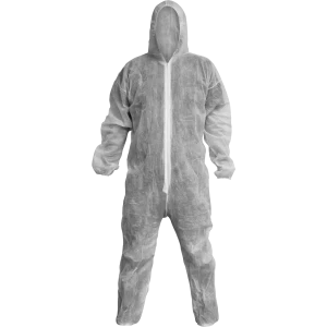 Image of Sealey Disposable Overalls White L