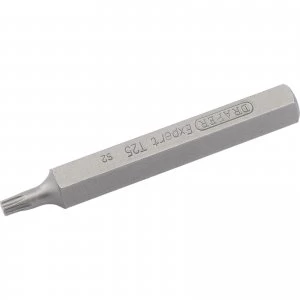 Image of Draper Expert Torx 10mm Shank Hexagon Insert Bits T25 75mm Pack of 1