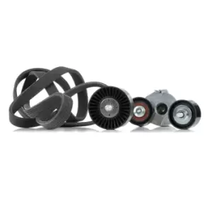 Image of RIDEX V-ribbed belt set BMW 542R0397 11287556251,11287800333,11287800345 Serpentine belt kit,Auxiliary belt kit,Poly V-belt kit,V-ribbed belt kit