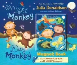 Image of Night Monkey Day Monkey Magnet Book by Julia Donaldson