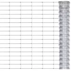 Image of Garden Fence Galvanised Steel 50x0.8 m Silver Vidaxl Silver