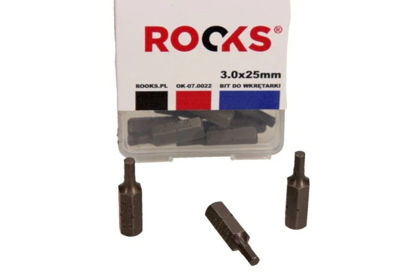 Image of ROOKS OK-07.0022 Screwdriver Bit Set Number of tools: 10, Plastic Cassette Screwdriver Bit Set (6625)