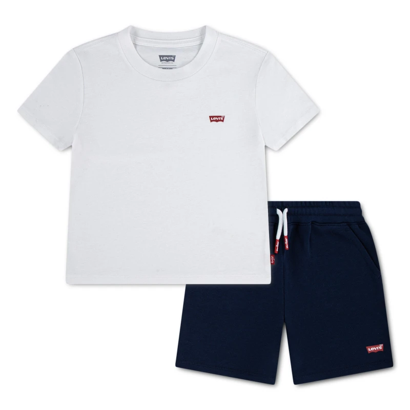 Image of Levis Levis Logo Set Jn62 White W1T male 12 Yrs
