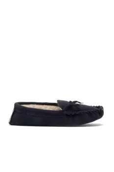 image of Jake Real Suede Moccasin Slippers