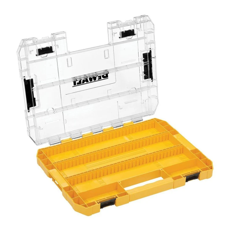 Image of DEWALT DT70804-QZ Large Tough Case Organiser with Small Bulk Storage Case, Dividers, Screwdriver Bit Bars (Empty) DT70804-QZ