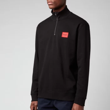 Image of Hugo Boss Durty Quarter Zip Sweatshirt Black Size XL Men