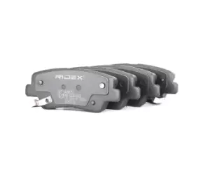 Image of RIDEX Brake pad set 402B0367 Brake pads,Brake pad set, disc brake HYUNDAI,KIA,SSANGYONG,ix35 (LM, EL, ELH),Tucson (TL, TLE),i10 (PA),i40 CW (VF)