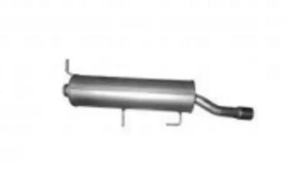 image of IZAWIT Rear silencer PEUGEOT 27.133 1726QY,9800524980