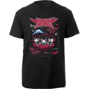 Image of Babymetal - Pixel Tokyo Unisex XX-Large T-Shirt - Black