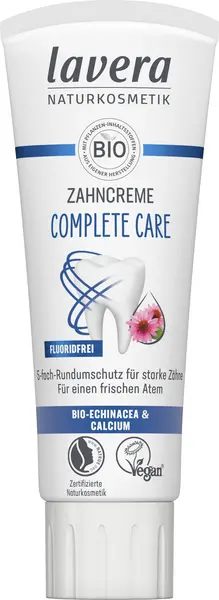 Image of Lavera Complete Care Fluoride Free Toothpaste 75ml