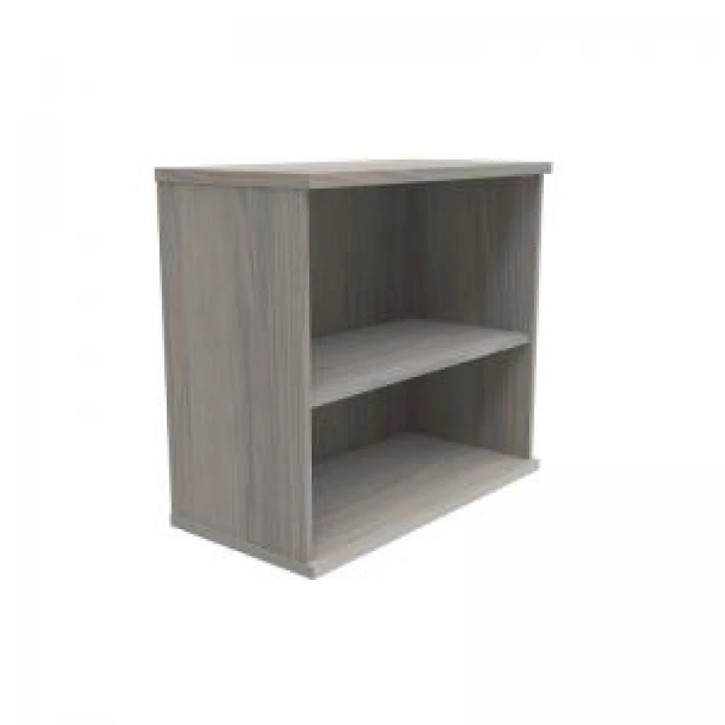 Image of Astin Bookcase 1 Shelf 800x400x730mm Alaskan Grey Oak KF823834