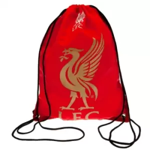 Image of Liverpool FC Colour React Gym Drawstring Bag (One Size) (Red/Gold)
