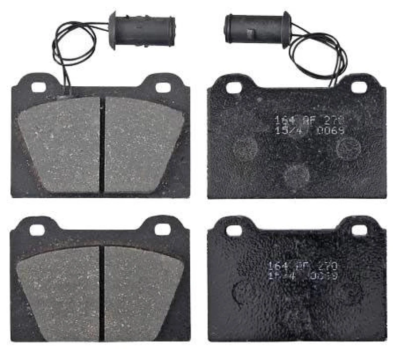 Image of A.B.S. 36444 Brake pad set with integrated wear sensor Brake Pad Set,disc brake (402)