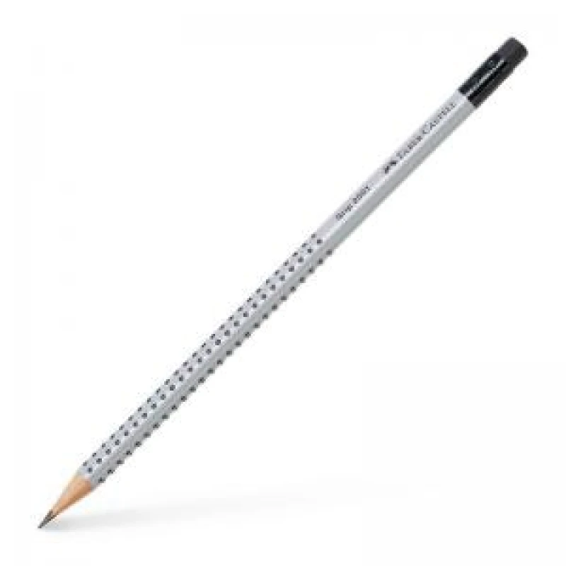 Image of Faber-Castell Pencil Grip 2001 With Eraser HB Pack 12 - 117200 48873SQ EXR48873SQ