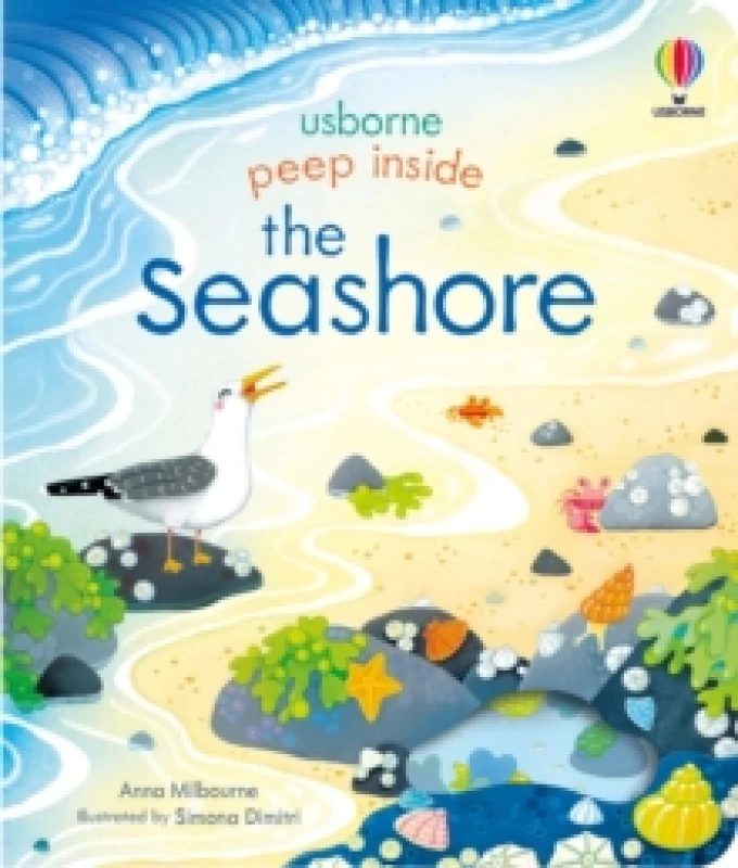 Image of Anna Milbourne Peep Inside the Seashore Book Multi unisex