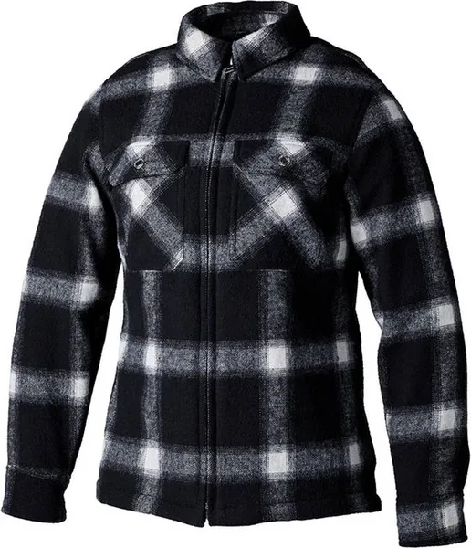 Image of RST Brushed Ladies Shirt Black White Check Size 18