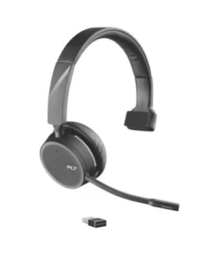 Image of Poly Voyager 4210 USB A UC Monaural Wireless Bluetooth Headset Optimis