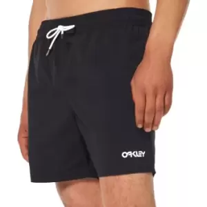 Image of Oakley Surf ALL DAY 16 BEACH SHORT - Blackout - M