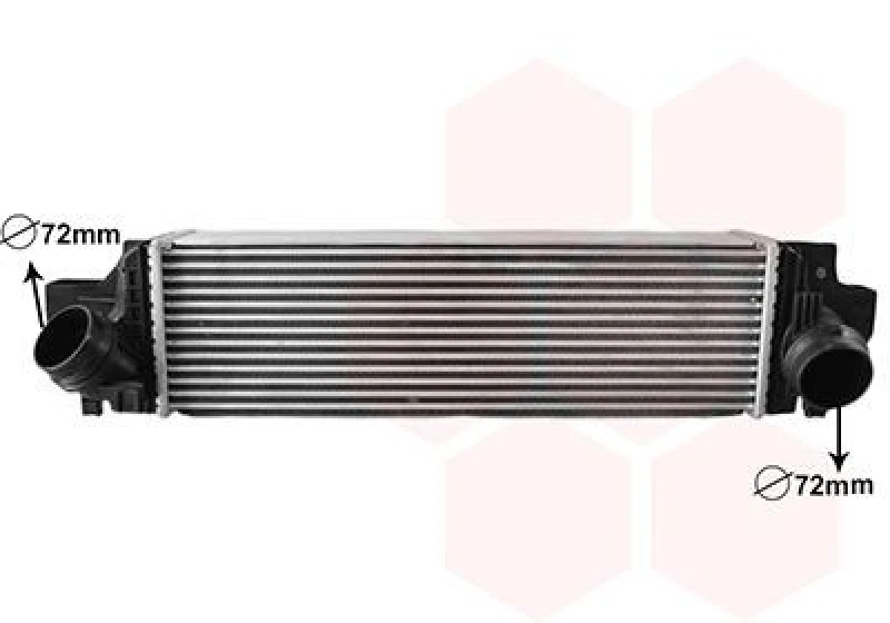 Image of VAN WEZEL Intercooler VAN WEZEL 06014730
