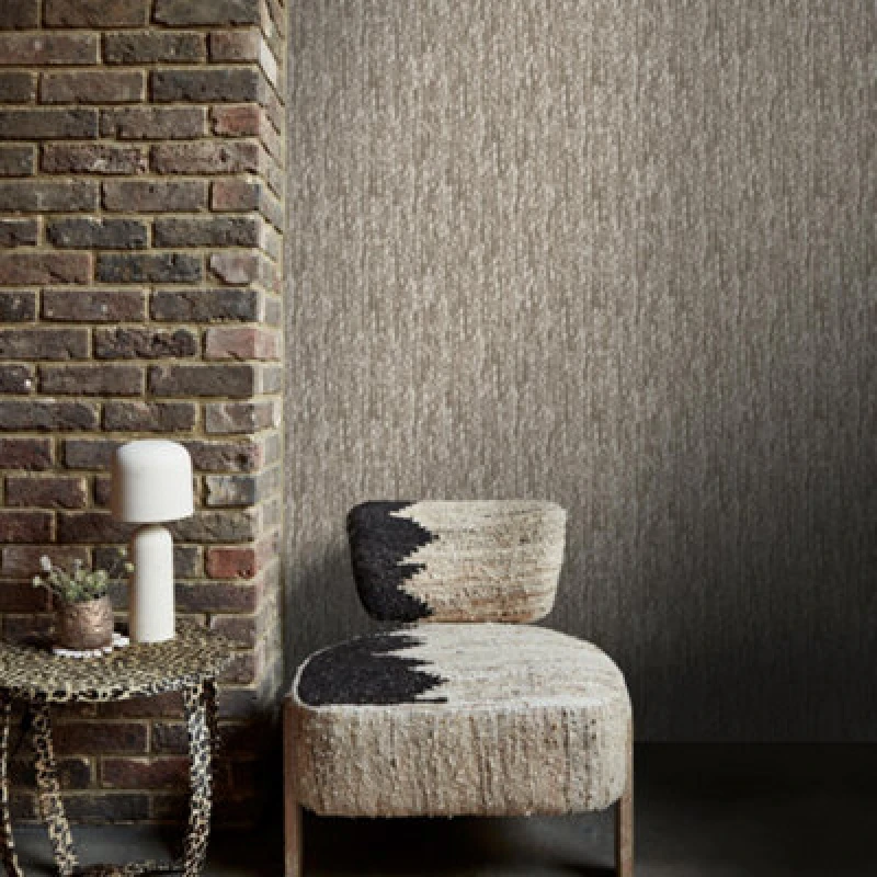 Image of Abigail Ahern Knit Greige Wallpaper Wallpaper One size Beige 73454304000