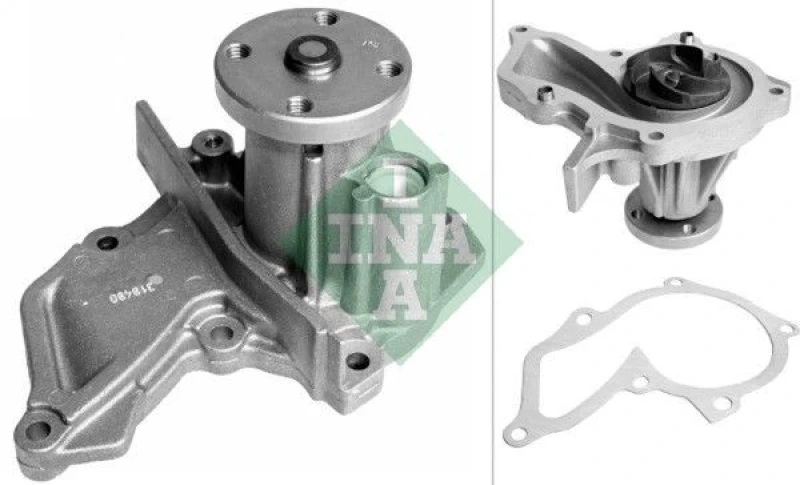 Image of INA 538 0288 10 Water pump for V-ribbed belt use Water Pump (1260)