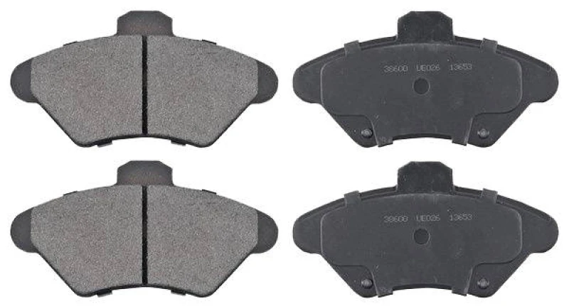 Image of A.B.S. 38600 Brake pad set without integrated wear sensor Brake Pad Set,disc brake (402)